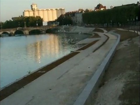 Travaux sur les quais de l'Yonne
