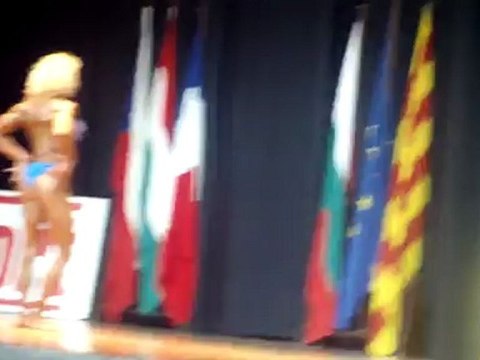 Iryna Stépanova 2ème féminine + 52 kg. Championnat d'Europe UIBBN 2010 à Sitges