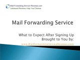 Mail Forwarding Service - What to Expect After Signing Up