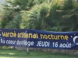 La Colle sur Loup - Marché artisanal soirée de clôture.