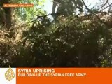 Defected Syrian soldiers side with protesters