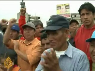 Argentines protest foreign companies