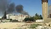 Syria فري برس  لريف دمشق داريا الدخان المتصاعد جراء القصف على المدينة 22.8-2012 ج3