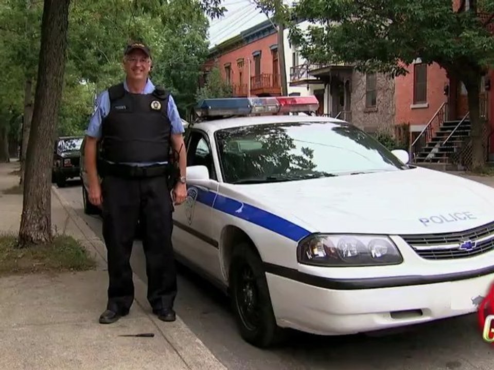 Canular - Pneu crevé du Policier
