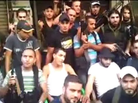 Syria فري برس أحد شباب الشهيد خضر المصري يرسل رسالة ألى نصر الشيطان