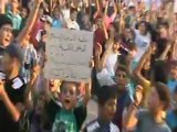 Syria فري برس  ادلب  مظاهرة في كنصفرة في21-8-2012