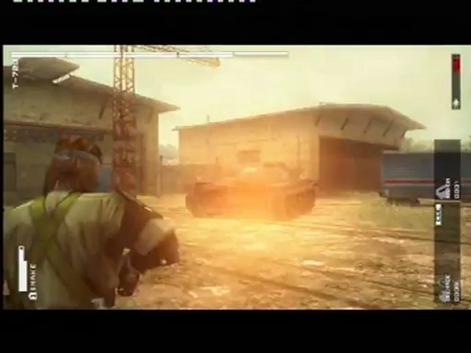 Metal Gear Solid Peace Walker - Attaque du Char