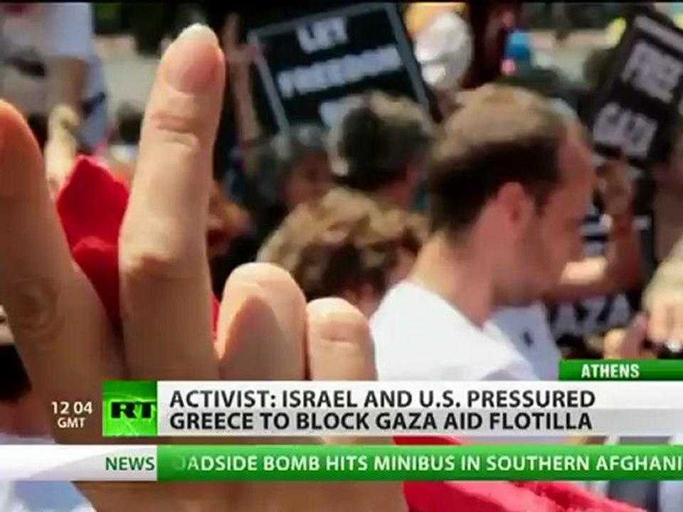 Flot of Bother: Gaza-bound aid flotilla grounded in Greece