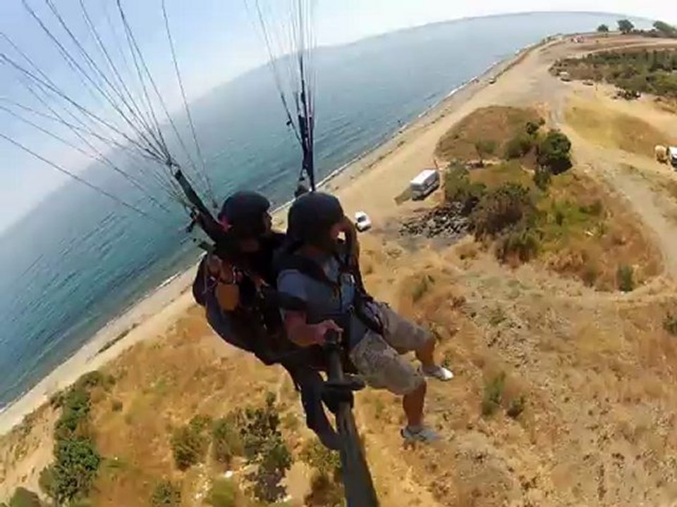 tekirdağ uçmakdere yamaç paraşütü uçuşları  elçin aydeniz 22 ağustos 2012 www.tedohavk.com