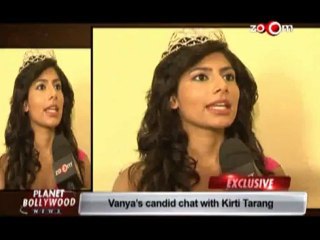 Vanya Mishra talks on winning the 'Beauty with purpose' title