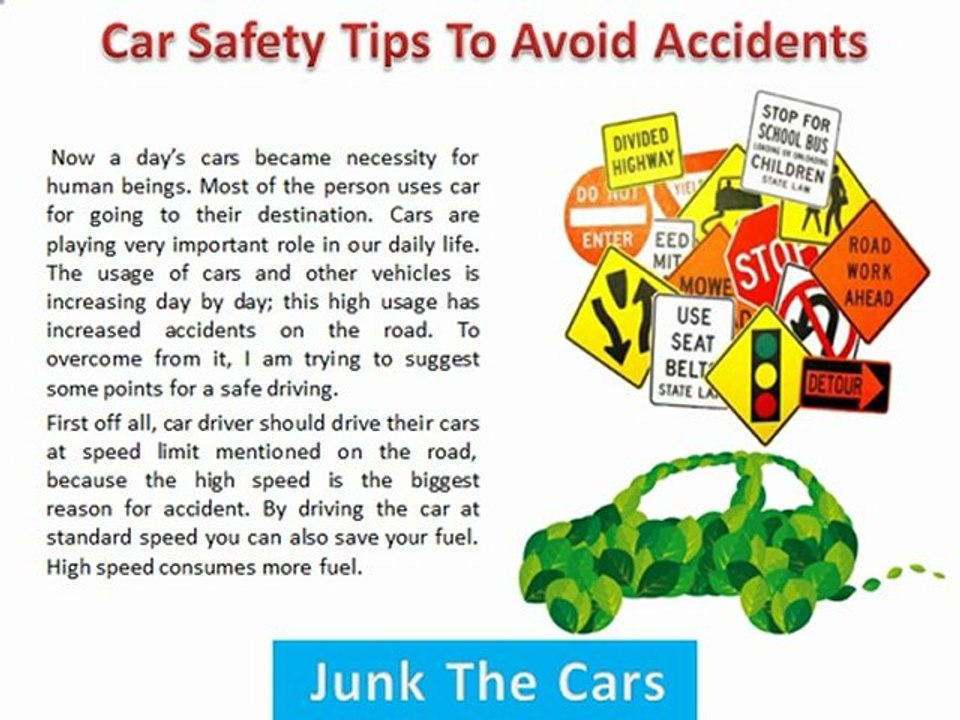 Car Safety Tips To Avoid Accidents