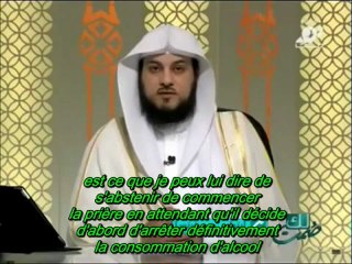 la prière pour quelqu'un qui boit de l'alcool occasionnellement