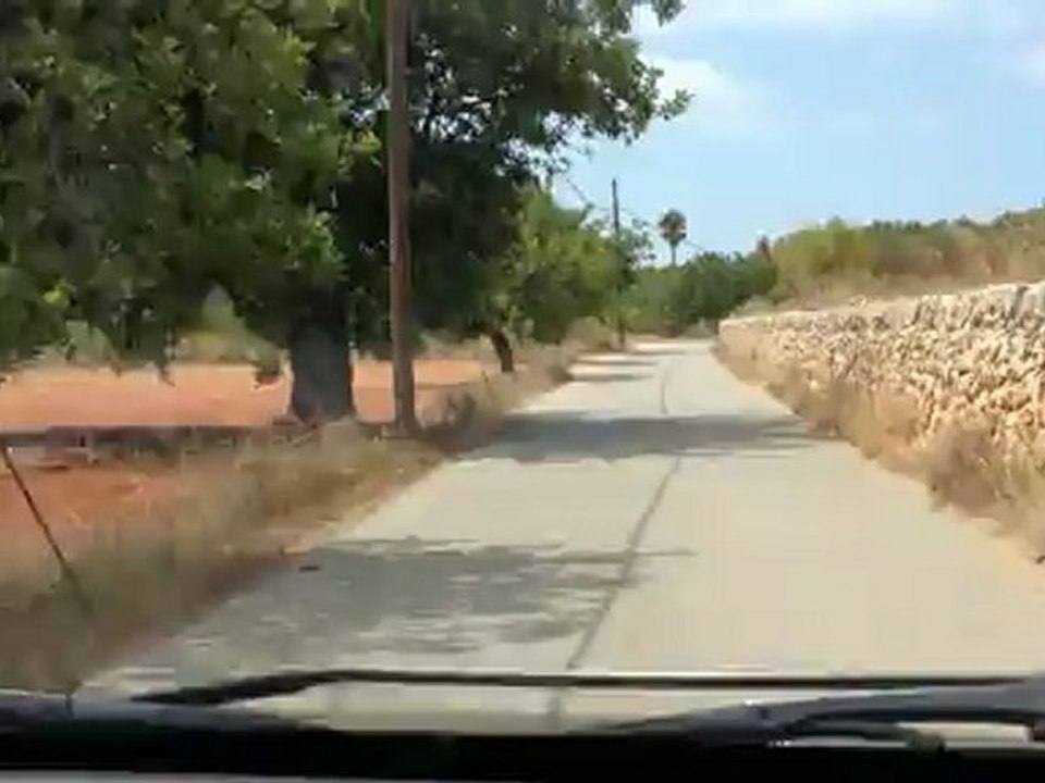 On the road, nord-ouest d'Ibiza