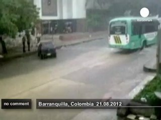 Colombian city of Barranquilla hit by flood - no comment