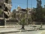 Syria فري برس  حلب آثار الدمار في حي سيف الدولة جراء القصف  23-8-2012