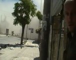 Syria فري برس   حلب قصف عشوائي واشتباكات سيف الدولة   23-8-2012