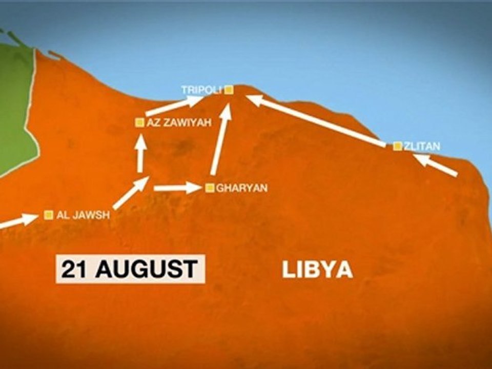 Rebel progress in Libya