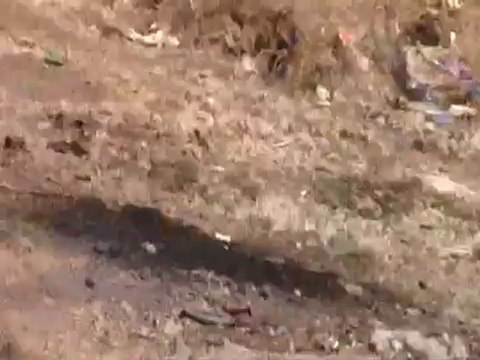 Syria فري برس حماه المحتلة تحليق الطيران المروحي وقصفه قرية الحوّاش 23-8-2012