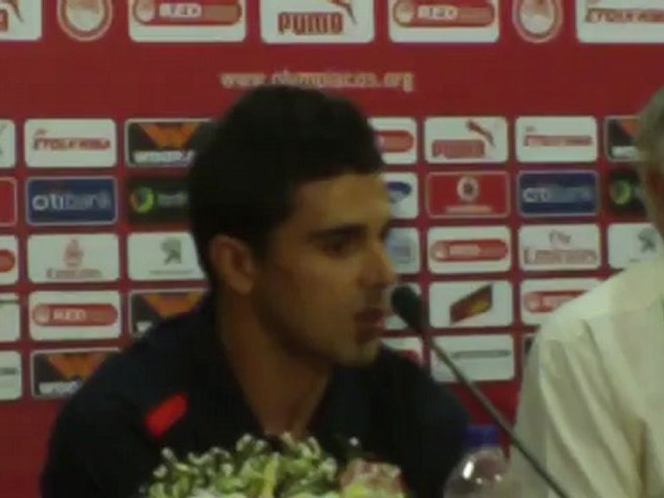 Δηλώσεις Μασάδο κατά την επίσημη παρουσίαση του από την ΠΑΕ Ολυμπιακός