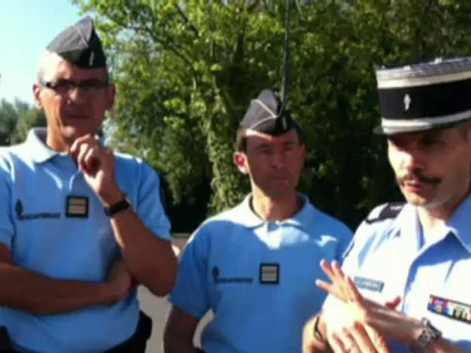 La gendarmerie à cheval à Deauville