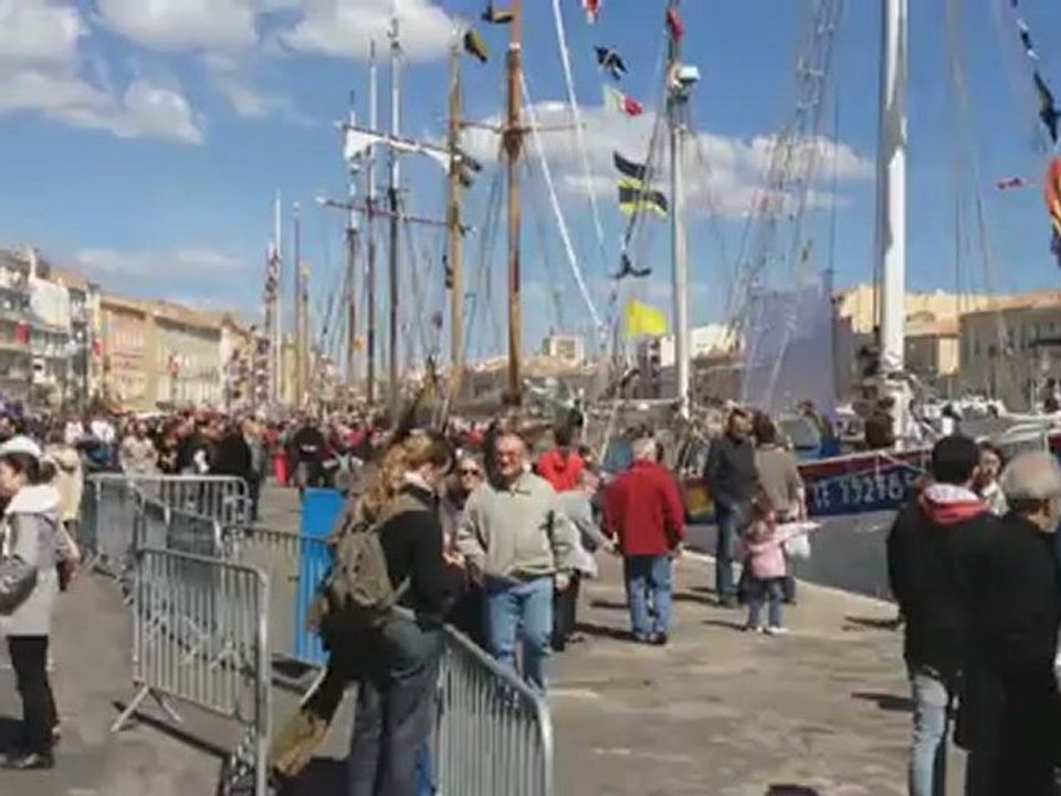 Escale du Krusentern à Sète