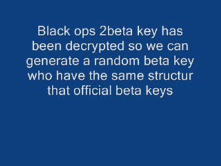 Black Ops 2 Beta Key cracked!
