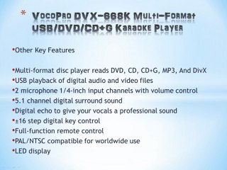 VocoPro DVX-668K Karaoke Player Review
