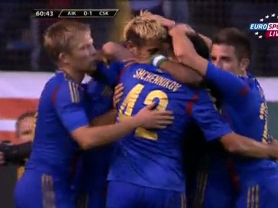 АИК - ЦСКА, Лига Европы, 2 тайм