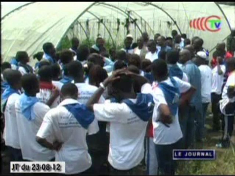 La colonie de vacance des amis de Don Bosco en séjour à Oyo dans la Cuvette