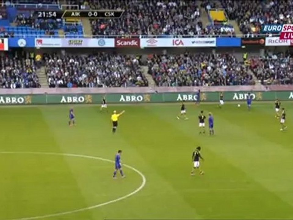 АИК — ЦСКА (Первый тайм)