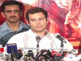 Rahul Gandhi in Odisha interacts with the media