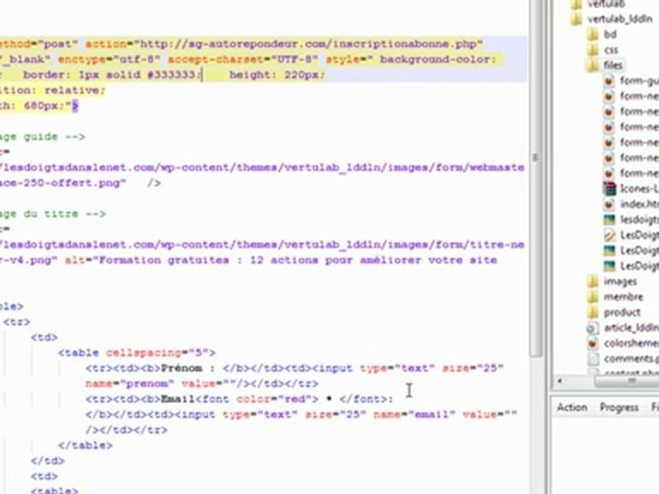Tuto N°10: Un formulaire pour la newsletter (2/2)