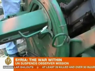 UN mission suspends activities in Syria