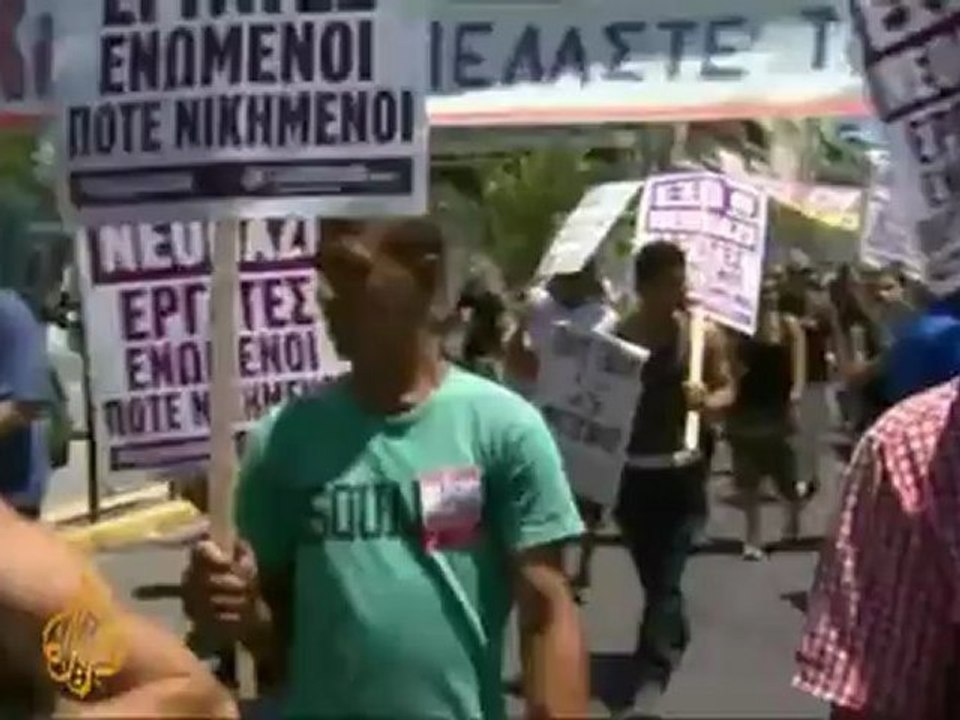 Locals protest against Greek racist attacks