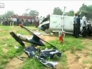 Helicopter Crash in Godhra Caught on Camera (raw footage)
