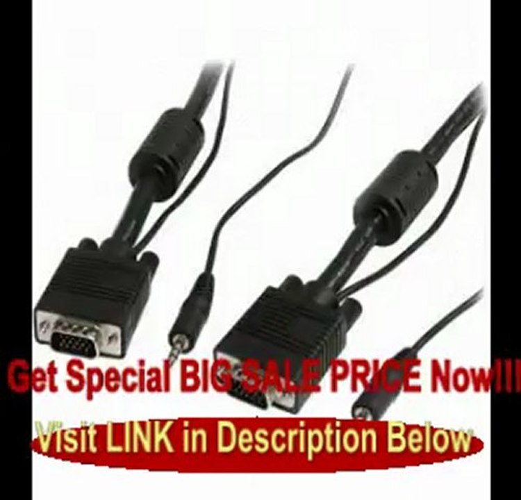 StarTech.com 15 ft Coax High Resolution Monitor VGA Cable with Audio HD15 M/M