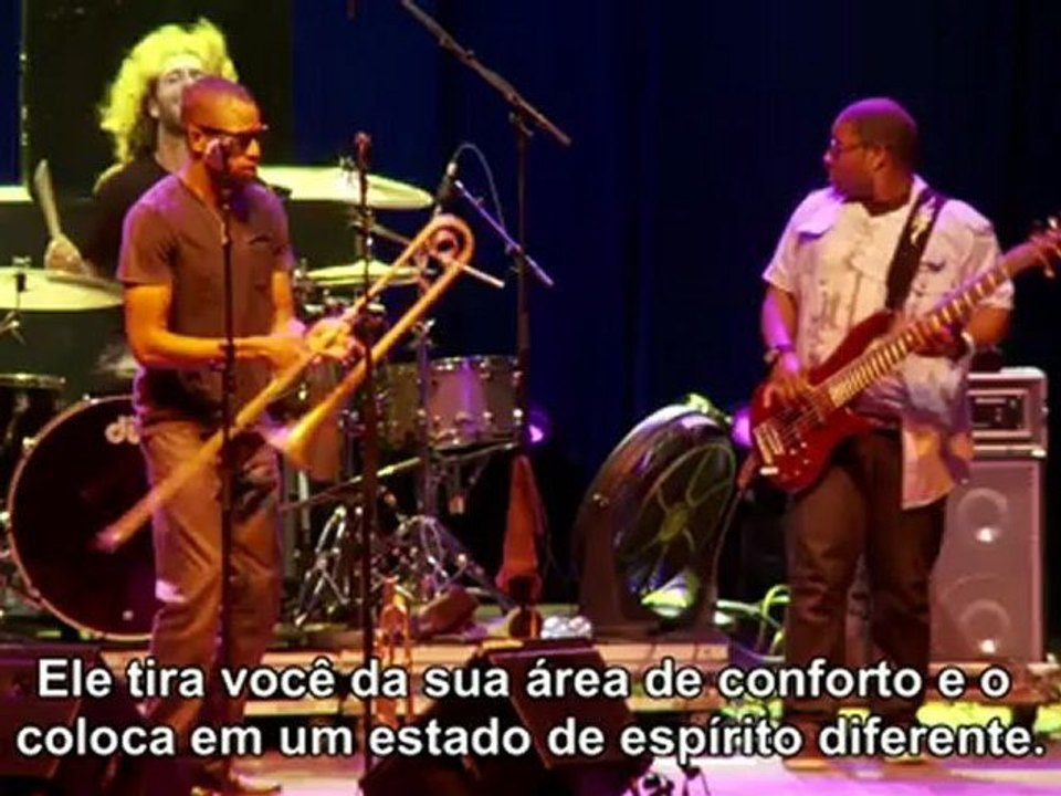 A música vibrante de Trombone Shorty