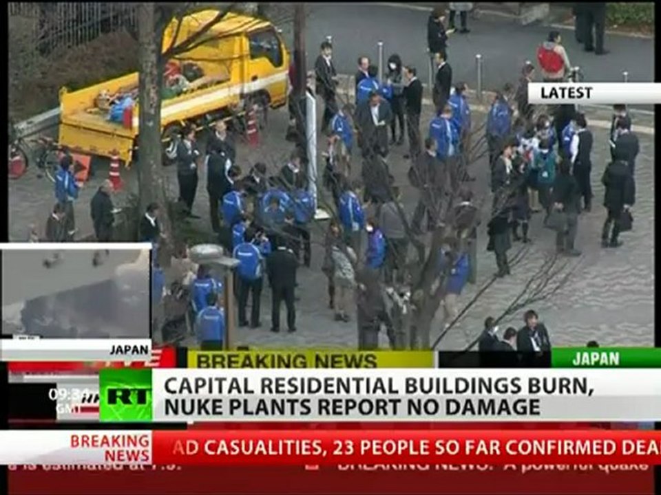 Scary footage: Tsunami waves raging, buildings burn after 8.9 Japan earthquake