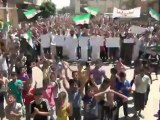 Syria فري برس  حماة كفرزيتا مظاهرة رائعة نصرة لدرعا في جمعة لاتحزني درعا ان الله معنا 24 8 2012