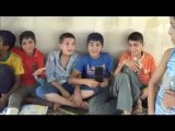 Syria فري برس  حمص  هدية أطفال حمص في العيد