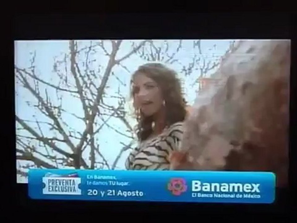 Publicidad para TV de Lucero en el Auditorio Nacional en Octubre 2012