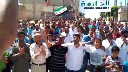 Syria فري برس  ادلب -التمانعة  جمعة لا تحزني درعا إن الله معنا.  24-8-2012