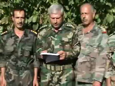 Syria فري برس حمص أنشقاق جماعي من الرتب الكبيرة وانضمامهم للمجلس العسكري في حمص وريفها 24-8-2012