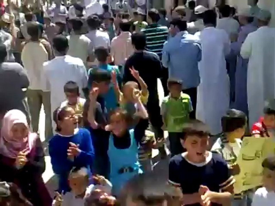 Syria فري برس  ريف حلب - دابق __  مظاهرة في جمعة لاتحزني درعا 24-8-2012