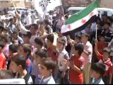 Syria فري برس حلب مظاهرة جمعة لاحزتي يادرعا  الابزمو   24-8-2012