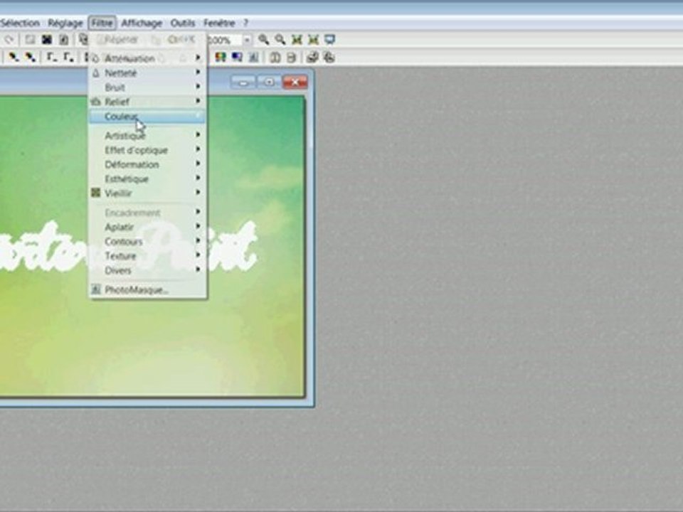 TUTO - Effet texte 1 avec photophiltre