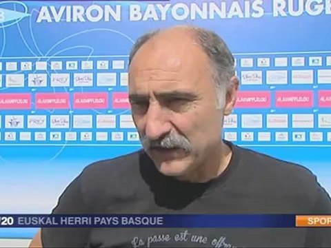 Mise en place Aviron Bayonnais/Stade Français