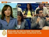 Rula Amin comments on Syrian foreign minister's speech