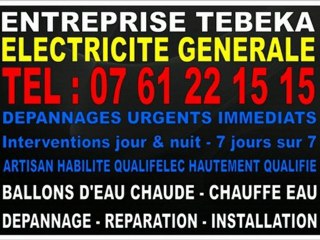 SOS ELECTRICITE - TEL : 0761221515 - PARIS 7 75007