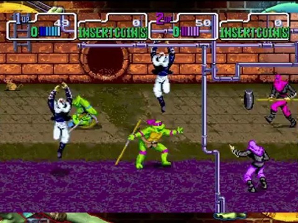 (thegamer) joue en coop sur tortue ninja arcade sur xbox 360